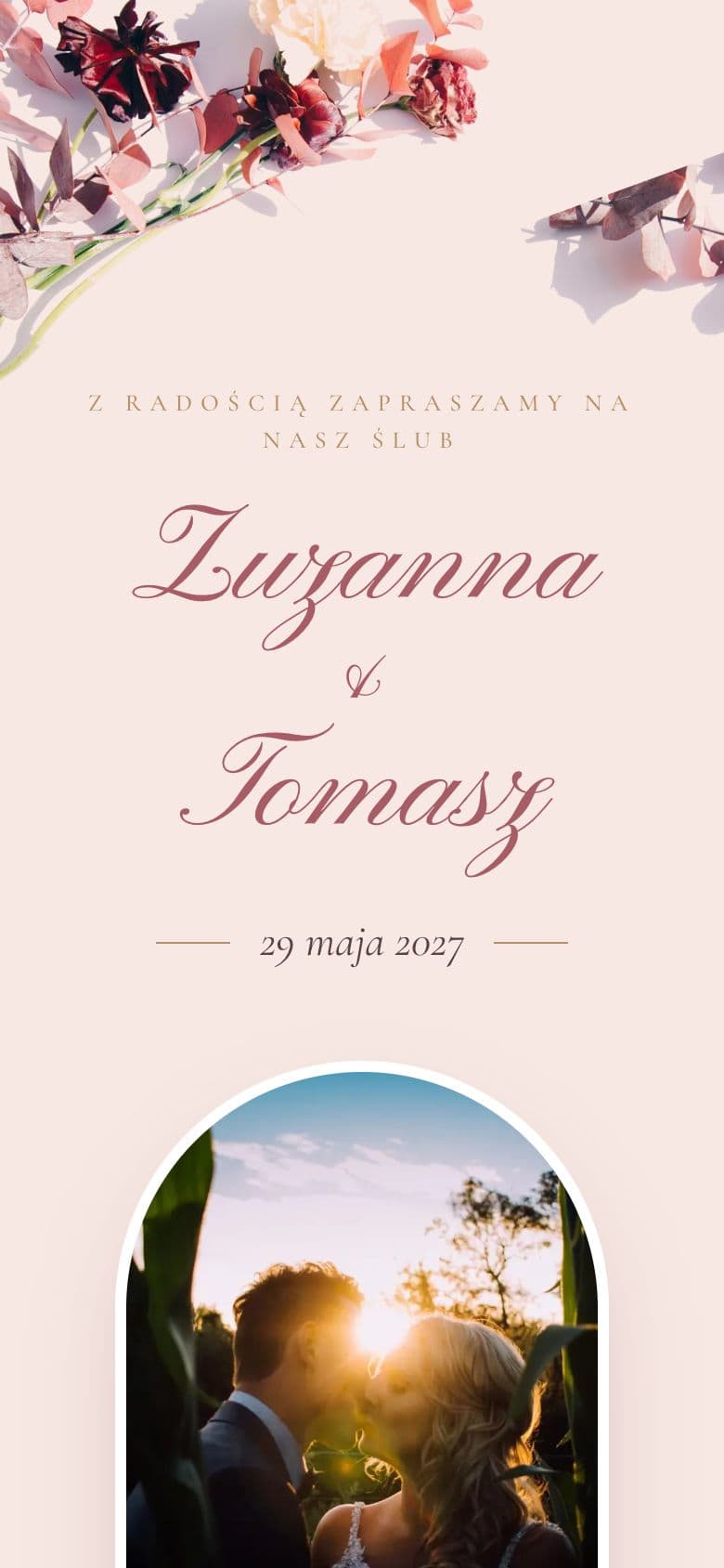 Szablon Romantic Blush